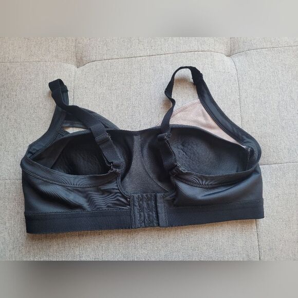 Lukka Lux Cowabunga! Sports Bra Assymetrical Metallic Rose Gold Athletic Large - Picture 5 of 8